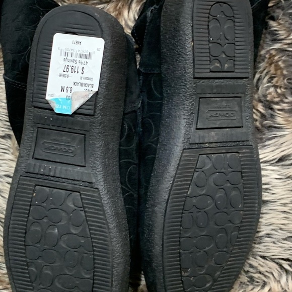 COACH Women's Thelma Signature Boot fur-lined Size 8.5 - Picture 12 of 13